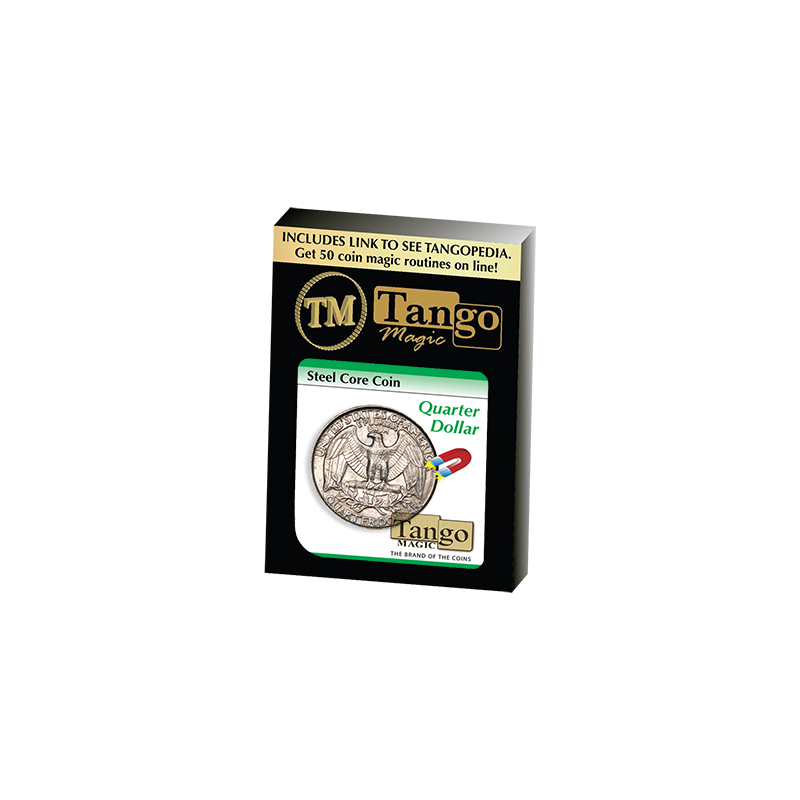 Steel Core Coin US Quarter Dollar (D0030) by Tango -Trick wwww.magiedirecte.com