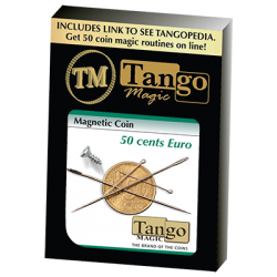 Magnetic Coin 50 cent Euro by Tango - Trick (E0018) wwww.magiedirecte.com