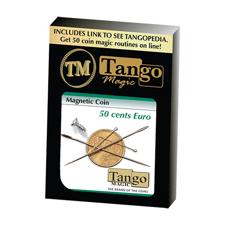 Magnetic Coin 50 cent Euro by Tango - Trick (E0018) wwww.magiedirecte.com