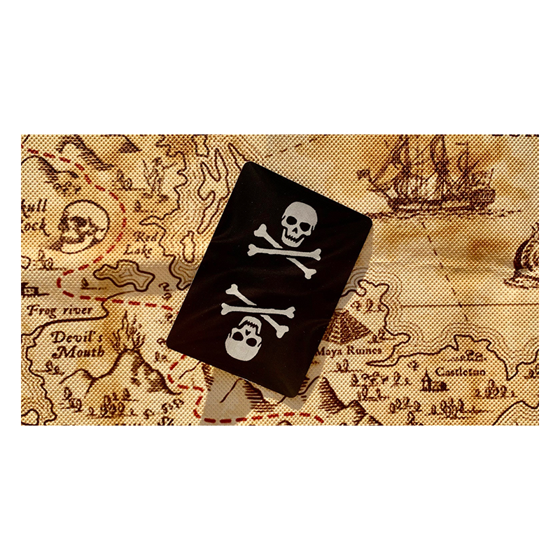 Gilded Jolly Roger Playing Cards wwww.magiedirecte.com