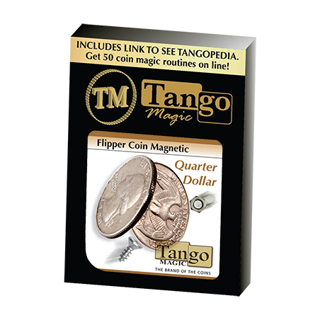 Flipper Coin Magnetic Quarter Dollar (D0043)by Tango - Trick wwww.magiedirecte.com