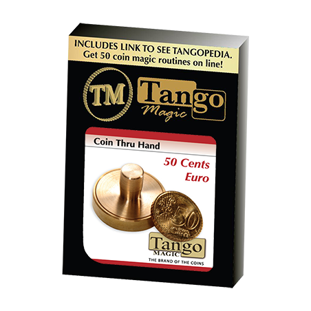 50 cents Euro Thru Hand by Tango - Trick (E0057) wwww.magiedirecte.com