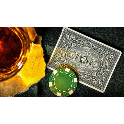 Green Cohorts (Luxury-pressed E7) Playing Cards wwww.magiedirecte.com