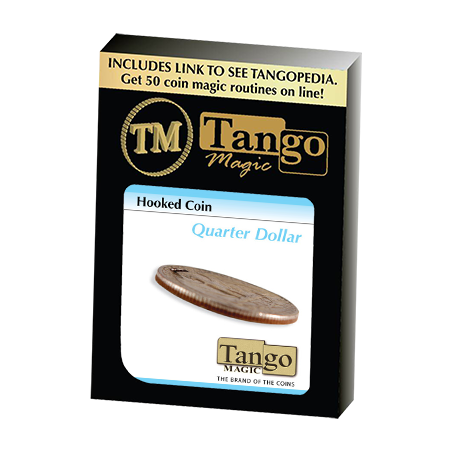 Hooked Coin Quarter by Tango - Trick (D0065) wwww.magiedirecte.com