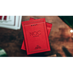 NOC Pro 2021 (Burgundy Red) Playing Cards wwww.magiedirecte.com