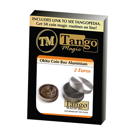 OKITO COIN BOX  Aluminum (2 Euro) - Tango wwww.magiedirecte.com