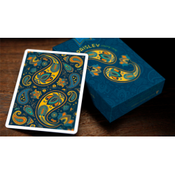 Paisley Poker Blue Playing Cards by by Dutch Card House Company wwww.magiedirecte.com
