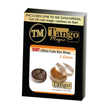 SLOT OKITO COIN BOX Brass (2 Euro) - Tango wwww.magiedirecte.com