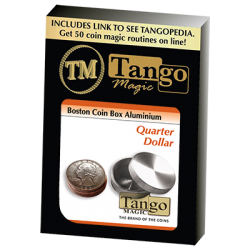 Boston Box (Quarter Dollar Aluminum) by Tango -Trick (A0007) wwww.magiedirecte.com