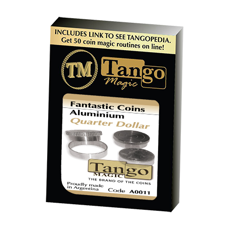 FANTASIC COINS  ALUMINUM Quarter  (Made with Real Coins) - Tango wwww.magiedirecte.com