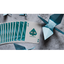 1000 Cranes V2 Playing Cards by Riffle Shuffle wwww.magiedirecte.com
