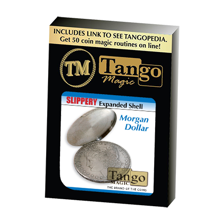 Slippery Expanded Shell (Morgan Silver Dollar) by Tango (D0092) wwww.magiedirecte.com