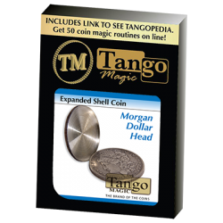 Expanded Shell Coin - Morgan Dollar (D0008)(Head) by Tango - Trick wwww.magiedirecte.com