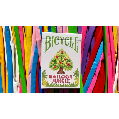 STRIPPER BICYCLE BALLOON JUNGLE wwww.magiedirecte.com