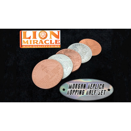 MORGAN REPLICA HOPPING HALF Set by Lion Miracle - Trick wwww.magiedirecte.com