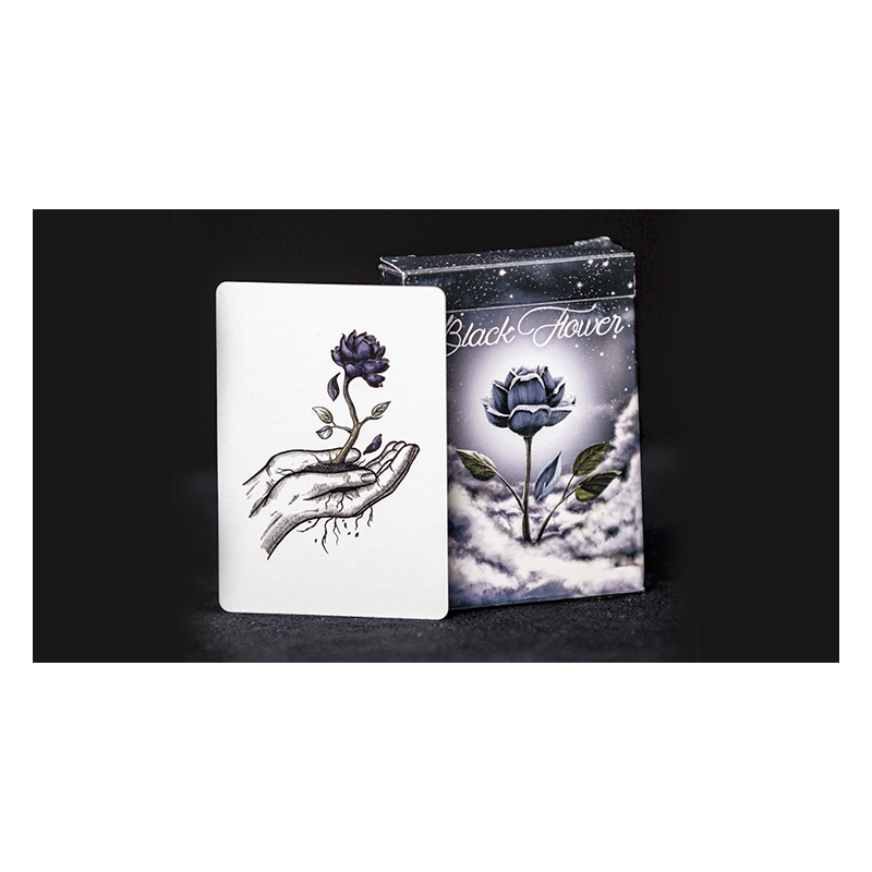 Black Flower Playing Cards by Jack Nobile wwww.magiedirecte.com