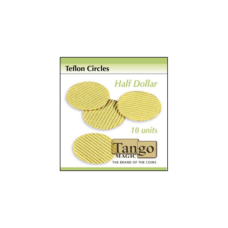TEFLON CIRCLE HALF DOLLAR  (10 unités) - Tango wwww.magiedirecte.com