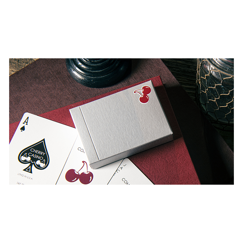 Cherry Casino House Deck (McCarran Silver) Playing Cards by Pure Imagination Projects wwww.magiedirecte.com