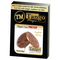 FLIPPER COIN PRO Elastic System (English Penny) - Tango Magic wwww.magiedirecte.com
