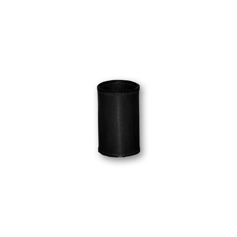 Leather Coin Cylinder (Black, Half Dollar Size) - Trick wwww.magiedirecte.com
