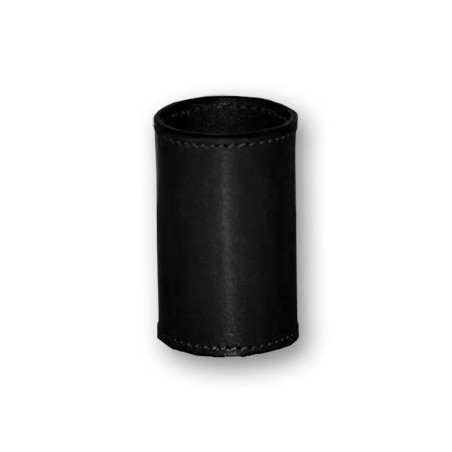 LEATHER COIN CYLINDER (Noir Demi Dollar) wwww.magiedirecte.com