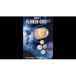 FLICKER COIN V2 (Quarter) by Rocco - Trick wwww.magiedirecte.com