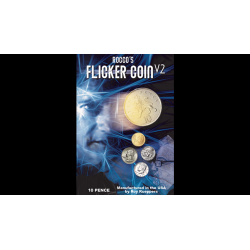 FLICKER COIN V2 (UK 10 Pence) by Rocco - Trick wwww.magiedirecte.com