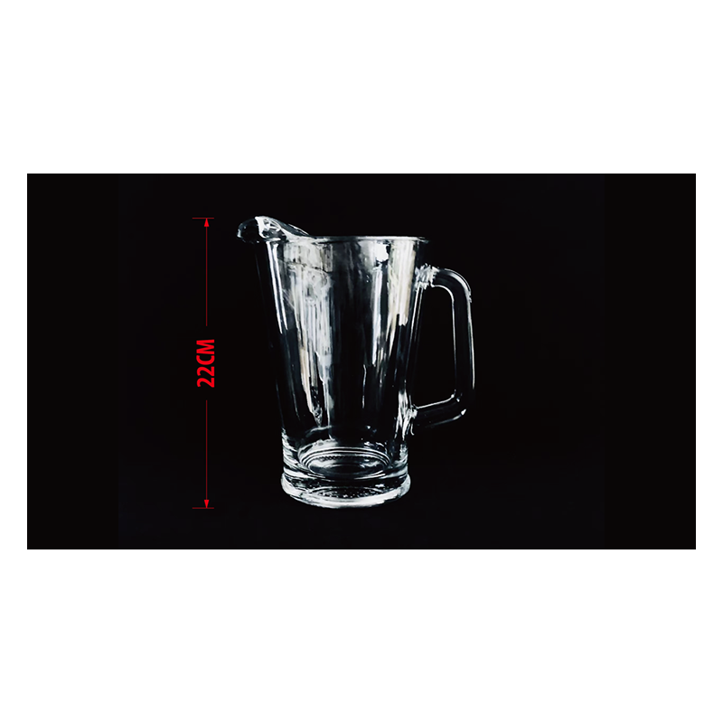 SELF EXPLODING GLASS PITCHER - (22cm) wwww.magiedirecte.com