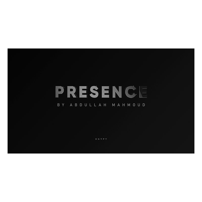 Skymember Presents Presence (Gimmicks and Online Instruction) by Abdullah Mahmoud  - Trick wwww.magiedirecte.com