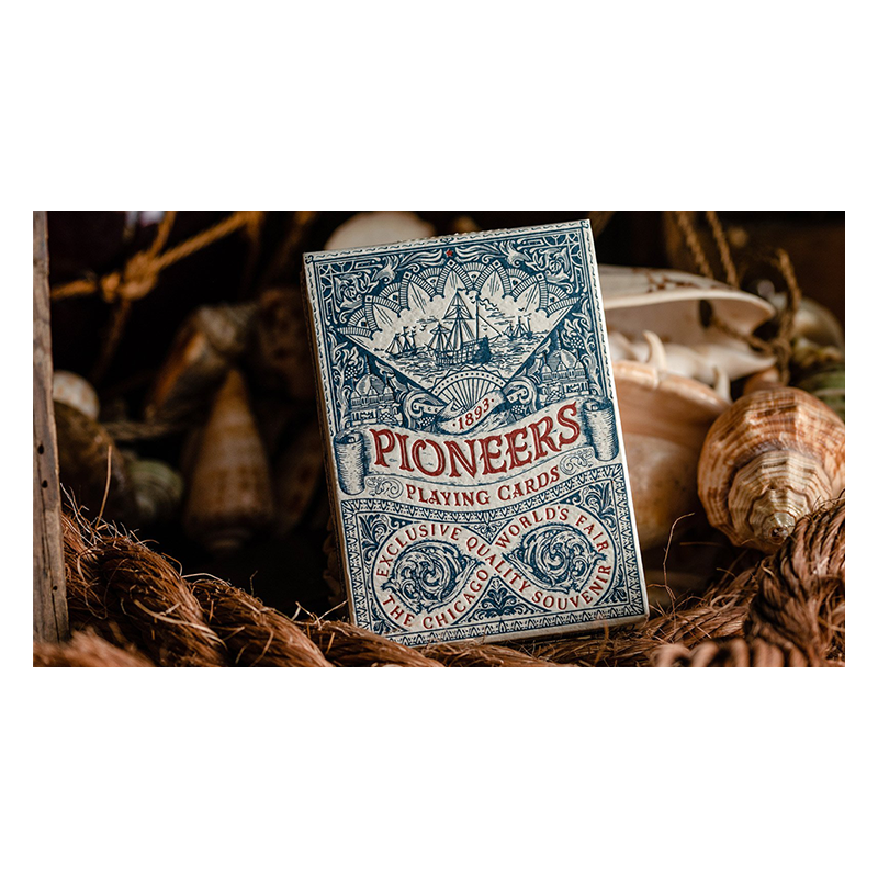 Pioneers (Blue) Playing Cards wwww.magiedirecte.com