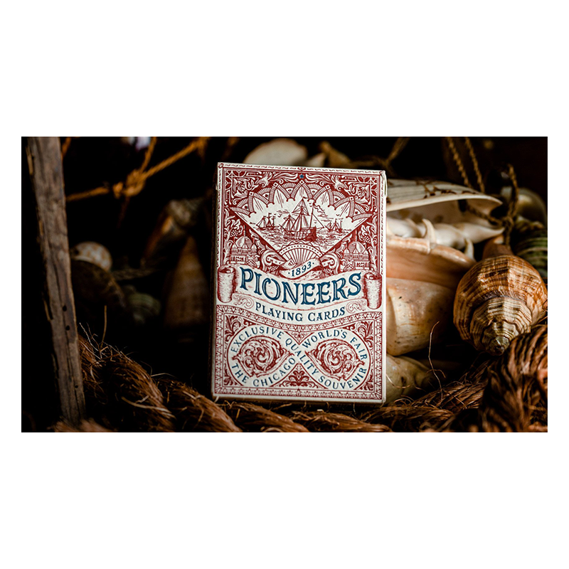 Pioneers (Red) Playing Cards wwww.magiedirecte.com