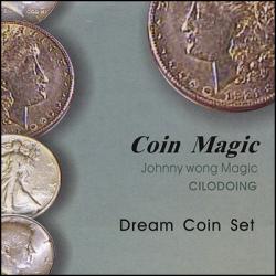 Dream Coin Set (with DVD) by Johnny Wong - Trick wwww.magiedirecte.com