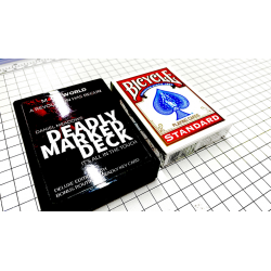 DEADLY MARKED DECK BLUE BICYCLE (Gimmicks and Online Instructions) by MagicWorld - Trick wwww.magiedirecte.com