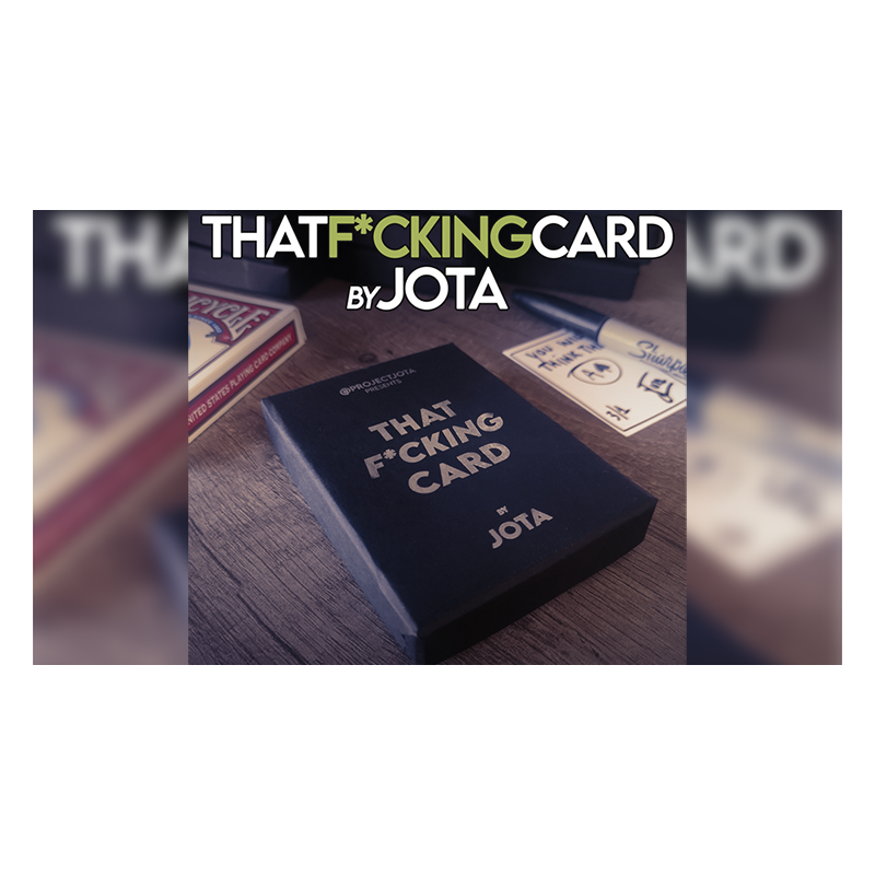 That f*cking card (Gimmick and Online Instructions) by JOTA - Trick wwww.magiedirecte.com