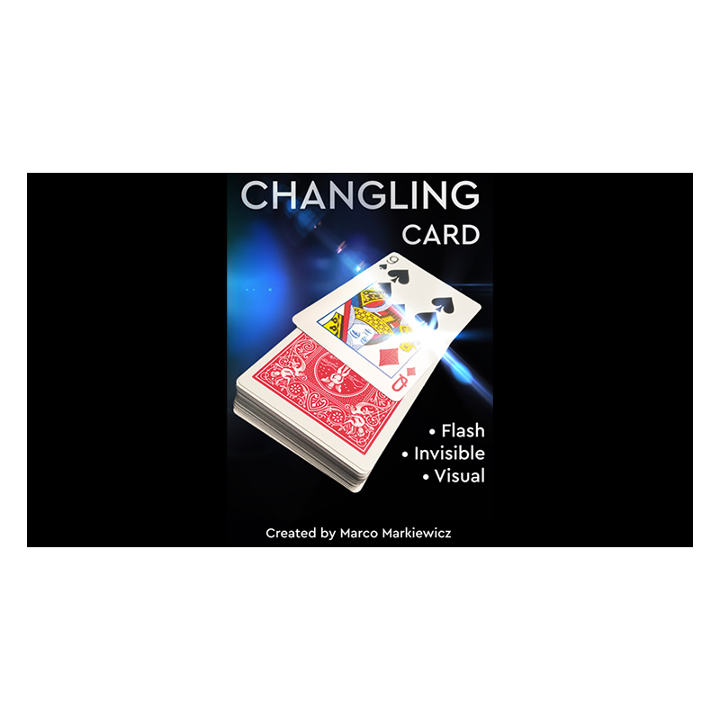 CHANGLING CARD RED by Marco Markiewicz - Trick wwww.magiedirecte.com