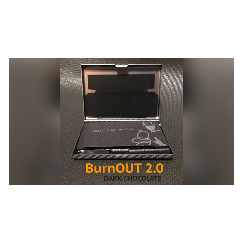 BURNOUT 2.0 CARBON DARK CHOCOLATE by Victor Voitko (Gimmick and Online Instructions) - Trick wwww.magiedirecte.com
