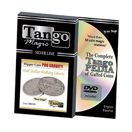 Tango Silver Line Flipper Pro Gravity Walking Liberty (w/DVD) (D0119) by Tango - Trick wwww.magiedirecte.com