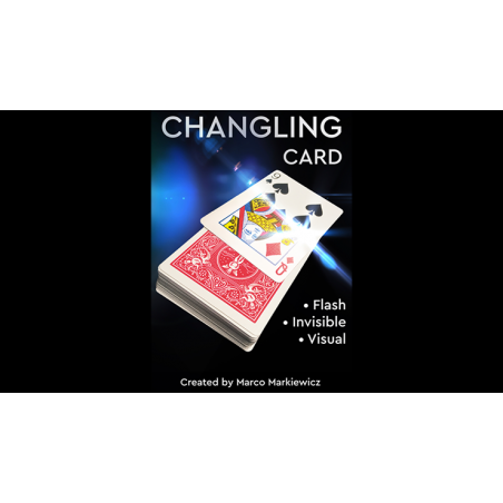 CHANGLING CARD BLUE by Marco Markiewicz - Trick wwww.magiedirecte.com