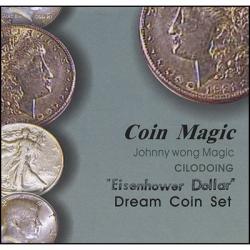 Dream Coin Set EISENHOWER (with DVD) by Johnny Wong - Trick wwww.magiedirecte.com