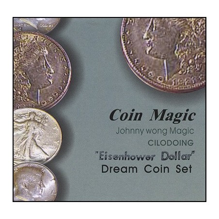Dream Coin Set EISENHOWER (with DVD) by Johnny Wong - Trick wwww.magiedirecte.com