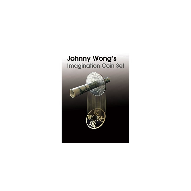 Johnny Wong's Imagination Coin Set (with DVD ) by Johnny Wong - Trick wwww.magiedirecte.com