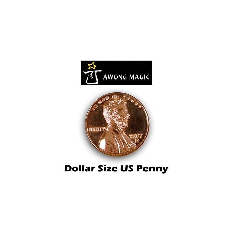 Dollar sized Penny - Trick wwww.magiedirecte.com
