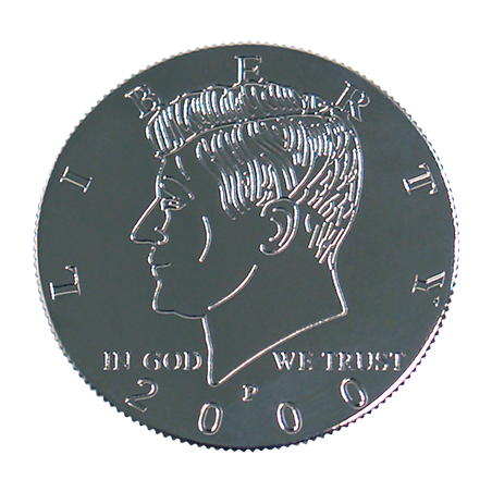 Kennedy Palming Coin (Half Dollar Sized) by You Want It We Got It - Trick wwww.magiedirecte.com