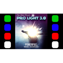 Pro Light 3.0 White Pair (Gimmicks and Online Instructions) by Marc Antoine - Trick wwww.magiedirecte.com