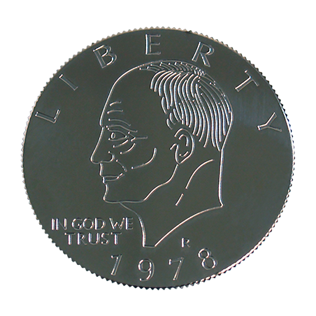 Eisenhower Palming Coin (Dollar Sized)by You Want it We Got it - Trick wwww.magiedirecte.com