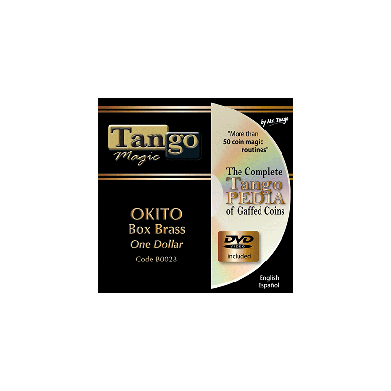 OKITO COIN BOX Brass (One Dollar) - Tango wwww.magiedirecte.com