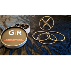 GIR Ring Set GOLD (Gimmick and Online Instructions) by Matthew Garrett - Trick wwww.magiedirecte.com