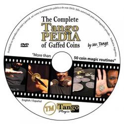 Okito Coin Box (Aluminum w/DVD)(A0026) One Dollar by Tango Magic - Tricks wwww.magiedirecte.com