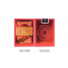 Tally-Ho Red (Circle) MetalLuxe Playing Cards by US Playing Cards wwww.magiedirecte.com