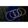 Close Up Linking Rings GOLD (BLUE BAG) (Gimmicks & DVD, SPANISH and English) by Matthew Garrett - Trick wwww.magiedirecte.com